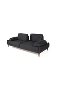 Perla Sofa   NELSON ÜÇLÜ KOLTUK KETEN ANTRASİT thumbnail 6