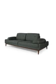 Perla Sofa   NELSON ÜÇLÜ KOLTUK KETEN YEŞİL thumbnail 3