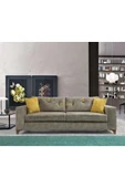 Perla Sofa   Konfor Üçlü Kanepe Vizon thumbnail 1