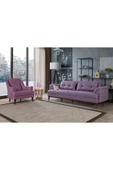 Perla Sofa   Madrid Koltuk Takımı Keten Mor thumbnail 2