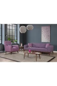 Perla Sofa   SENECA KETEN KOLTUK TAKIMI, MOR thumbnail 1