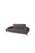 Perla Sofa   Nelson Üçlü Kanepe Keten Kahve thumbnail 7