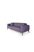 Perla Sofa   VELAR YATAKLI KANEPE KETEN MOR thumbnail 5