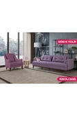 Perla Sofa   Madrid Koltuk Takımı Keten Mor thumbnail 1