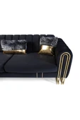 Perla Sofa   VALES KOLTUK TAKIMI ANTRASİT thumbnail 4