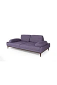 Perla Sofa   NELSON ÜÇLÜ KOLTUK KETEN MOR thumbnail 5
