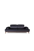 Perla Sofa   Nelson Üçlü Koltuk Babyface Antrasit thumbnail 2