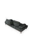 Perla Sofa   NELSON ÜÇLÜ KOLTUK KETEN YEŞİL thumbnail 8