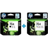 HP CN692AE + CN693AE 704  Siyah + Renkli Kartuş Seti thumbnail 2