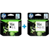 HP CN692AE + CN693AE 704  Siyah + Renkli Kartuş Seti thumbnail 1