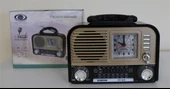 Everton RT-670 Bluetooth Usb-Micro Sd Saatli Nostaljik Radyo thumbnail 1