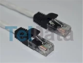 Teldata TLD-050B Cat6 0.50MT Beyaz Utp Patch Kablo thumbnail 1