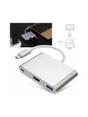 Codegen CDG-CNV39 USB 3.1 Type-C - USB 3.0+ HDMI+ USB 3.1 Type-C Çoklayıcı Adaptör thumbnail 1