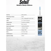 Selsil Mutfak & Banyo Silikonu Şeffaf 280 Ml - 3 Adet thumbnail 3