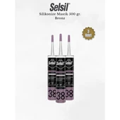 Selsil Silikonize Bronz Mastik 500 Gr. - 3 Adet thumbnail 1