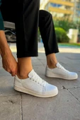 Erkek Beyaz Sneaker Ayakkabı thumbnail 2