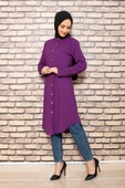 Moda Çizgi Desenli Tunik thumbnail 2