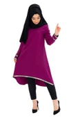 Moda Çizgi Desenli Tunik thumbnail 2