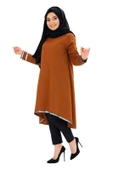 Moda Çizgi Desenli Tunik thumbnail 2