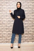 Moda Çizgi Desenli Tunik thumbnail 1