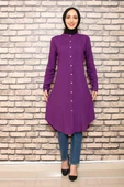 Moda Çizgi Desenli Tunik thumbnail 1