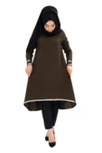 Moda Çizgi Desenli Tunik thumbnail 1
