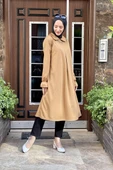 Moda Çizgi Desenli Tunik thumbnail 1