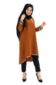Moda Çizgi Desenli Tunik thumbnail 3