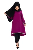 Moda Çizgi Desenli Tunik thumbnail 1