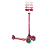 Globber Primo Plus Işıklı Scooter - Kırmızı thumbnail 4