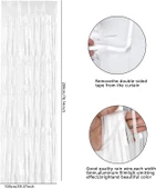 Soft Beyaz Renk Duvar ve Kapı Perdesi İthal 100x200 cm thumbnail 2
