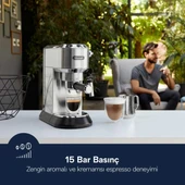 Delonghi Dedica EC685.M Gri Espresso Makinesi thumbnail 9
