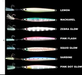 RYUJI SALTY JIG 120GR PINK DOT GLOW thumbnail 2