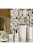 Primanova Lenox 5'li Banyo Aksesuar Set - Bej thumbnail 1