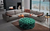 Gazzini Classic Orta Puf, Yuvarlak thumbnail 11