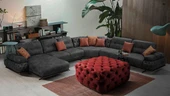 Gazzini Classic Orta Puf, Kare thumbnail 12