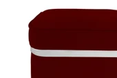 Zengo Silver Twin Line Puf, Kare thumbnail 3