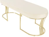 Viego Gold Smooth Bench Puf thumbnail 10