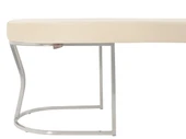 Viego Silver Smooth Bench Puf thumbnail 12