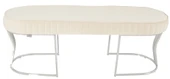 Viego Silver Striped Bench Puf thumbnail 7