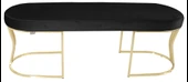 Viego Gold Smooth Bench Puf thumbnail 3