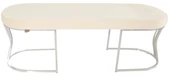 Viego Silver Smooth Bench Puf thumbnail 9