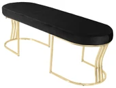 Viego Gold Smooth Bench Puf thumbnail 2