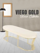 Viego Gold Smooth Bench Puf thumbnail 7