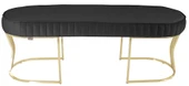 Viego Gold Striped Bench Puf thumbnail 3