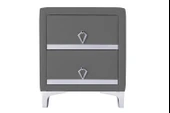 Doppia Linea Silver Komodin, İki Çekmeceli thumbnail 2