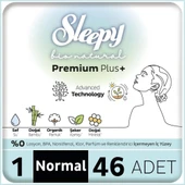 Mey İthalat®   Bio Natural Premium Plus Mega Normal Ped 46 Adet thumbnail 1