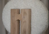 Coco İskandinav Teddy Natural Ahşap Bohem Sandalye thumbnail 9