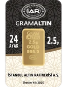 2,5 GRAM 24 AYAR İAR GRAMALTIN thumbnail 1