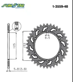 ARKA DİŞLİ HONDA XR 650 R 650cc 2000-2006 thumbnail 2